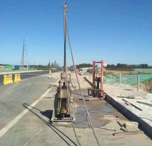 范县公路高聚物注浆加固